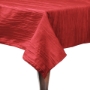Red, Delano Crinkle Taffeta Square Tablecloth