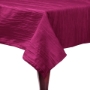 Fuchsia, Delano Crinkle Taffeta Square Tablecloth