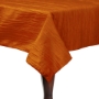 Fire Orange, Delano Crinkle Taffeta Square Tablecloth