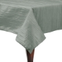 Platinum, Delano Crinkle Taffeta Square Tablecloth