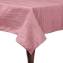 Pink, Delano Crinkle Taffeta Square Tablecloth