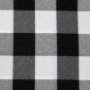 Poly Check Black/White Backdrop Drapes