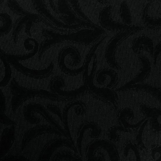 Somerset Damask Black Backdrop Drapes