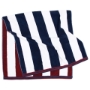 Aston & Arden Cabana Striped Towels Black