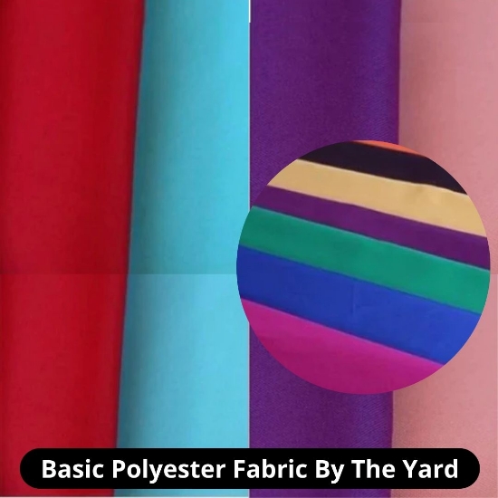 Basic Polyester Fabric By The Yard