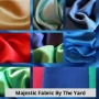 Majestic Reversible Dupioni - Satin Fabric By The Yard