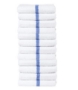  blue striped beach towels