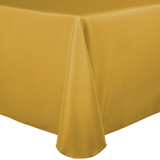 Gold Round Banquet Tablecloths Wholesale