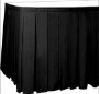 Black Wholesale Table Skirts