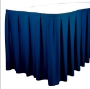 Royal Blue Wholesale Polyester Table Skirts