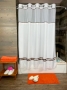 HANG2IT Matt-Satin Shower Curtains