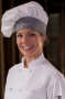 White/H.Tooth, Twill Chef Hat, 65/35 poly cot.,