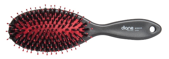 Diane Red Cushion Oval Paddle Hair Brush