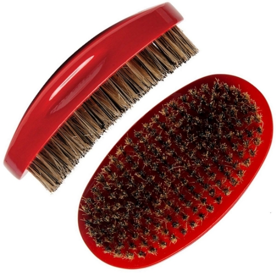 diane curved military red wave brush
