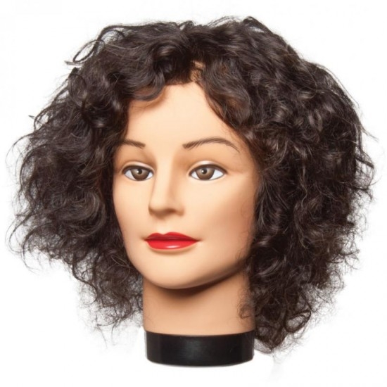 human hair mannequin head