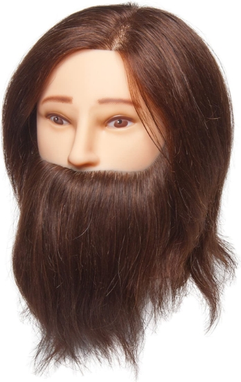 Human Hair Mannequin Head