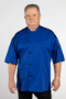 Short Sleeve Chef Coat , Royal Blue