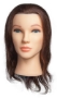 19" inch lucy mannequin head with brown hair