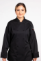 Women's Chef Coat Short Sleeve , Black
