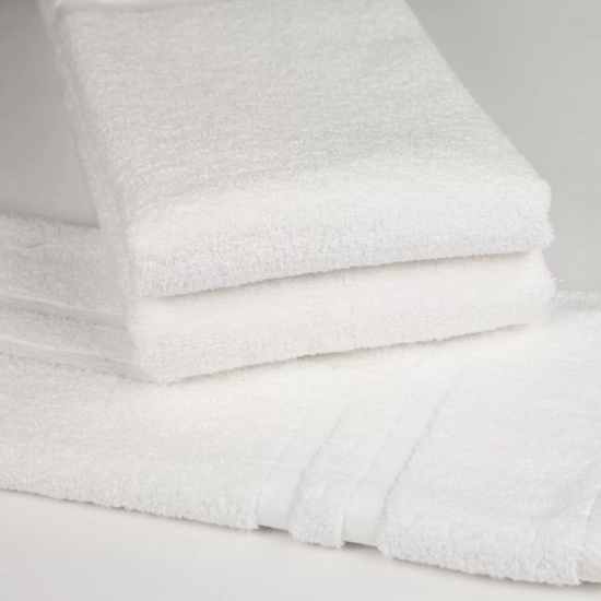 Diane essential white salon towels