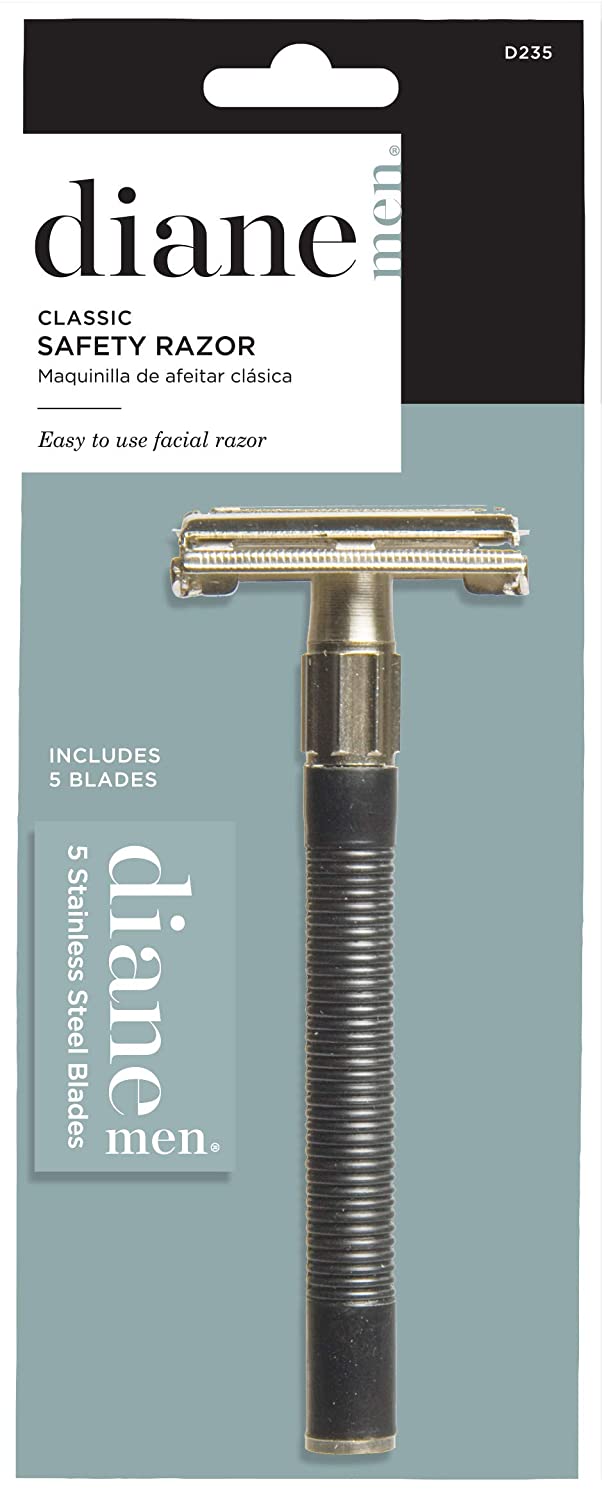Buy Diane Classic Safety Razor with 5 Blades Diane Safety Razor D235