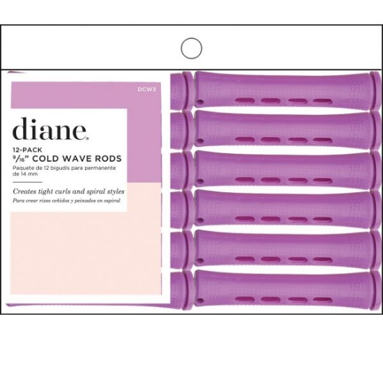 diane cold wave rods orchid color