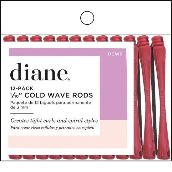 Diane Cold Wave Rods 1/10" Yellow