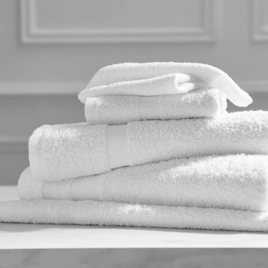 24X50-Premium White Bath towels 86/14 Blend