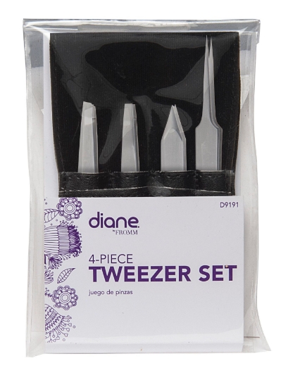 Diane 4 plece tweezers set