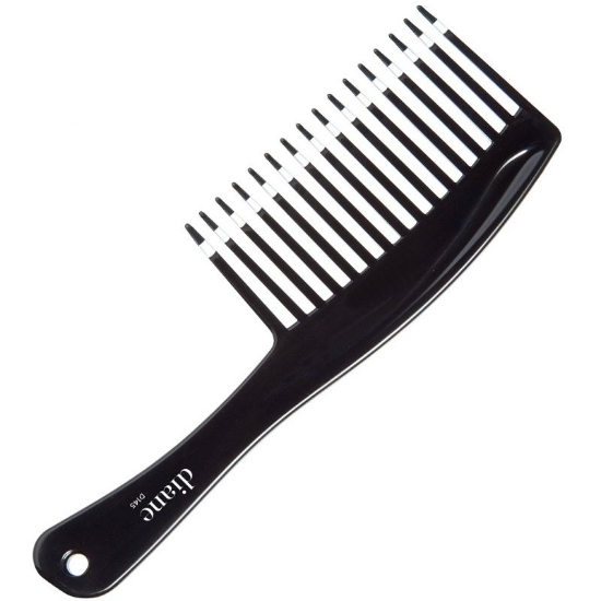 Black large wide tooth comb