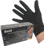 Heavy duty black nitrile disposable glove