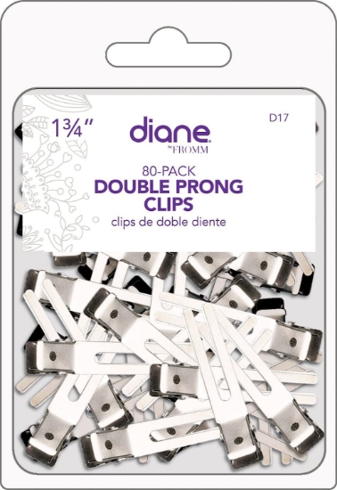 double prong hair clips
