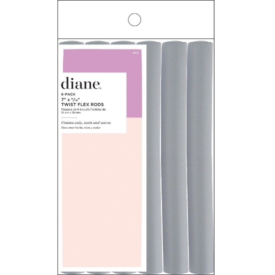 Diane 7"X11/16" Twist-Flex Rods - Pack of 6