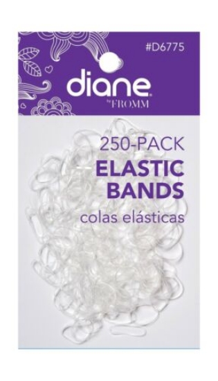 250 pack black elastic bands
