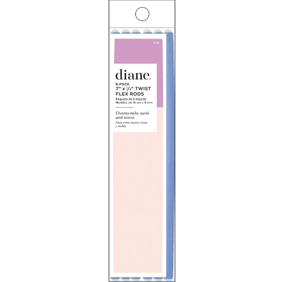 Diane 7"X1/4" Twist-Flex Rods Lavender, diane flex rods