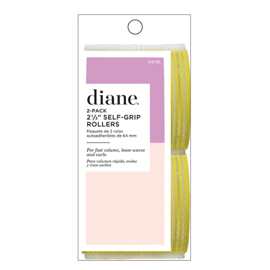 diane yellow self grip hair roller