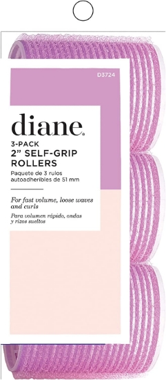 diane purple self grip hair roller