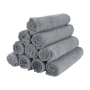 Grey, Microfiber Hand Towel -16"x 27" - 3 Lbs