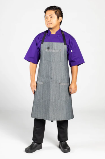 Renegade Bib Apron - Triple denim