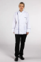 Murano Executive Chef Coat , white with royal piping