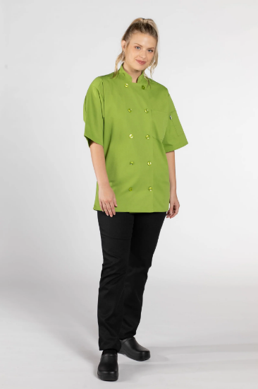 South Beach Chef Coat - avocado
