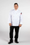 classic chef coat - long sleeve, white