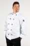 madrid white chef coats,white