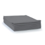 Grey, Shiny Glass Cloth – 16" x 16" , 270 GSM, 44 Grams/Piece