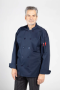 Classic Poplin with Mesh Chef Coat, navy