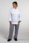 Barbados with Mesh Chef Coat, white
