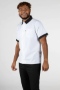Trimmed Utility Shirt , white with black trim