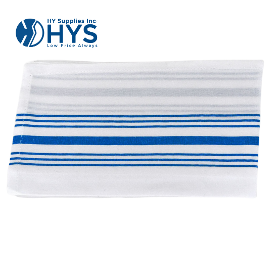 Dish Towel Blue Striped Bistro