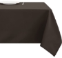 Spun Poly Banquet Tablecloth - 54" x 96"-Chocolate brown