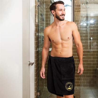 Terry Velour Spa Wrap for Men's - 20"